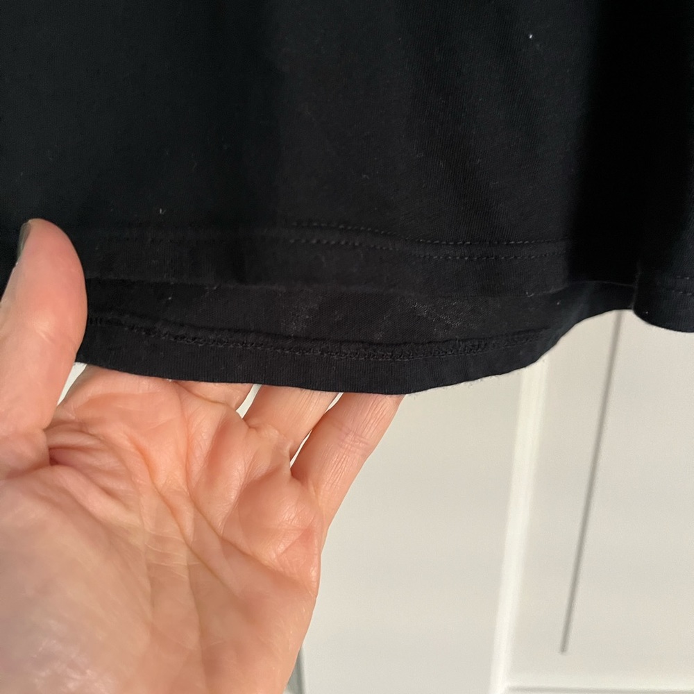 James Perse 100% cotton black long sleeve slub Tee-fabulous fit!  ❤️ - Picture 5 of 8